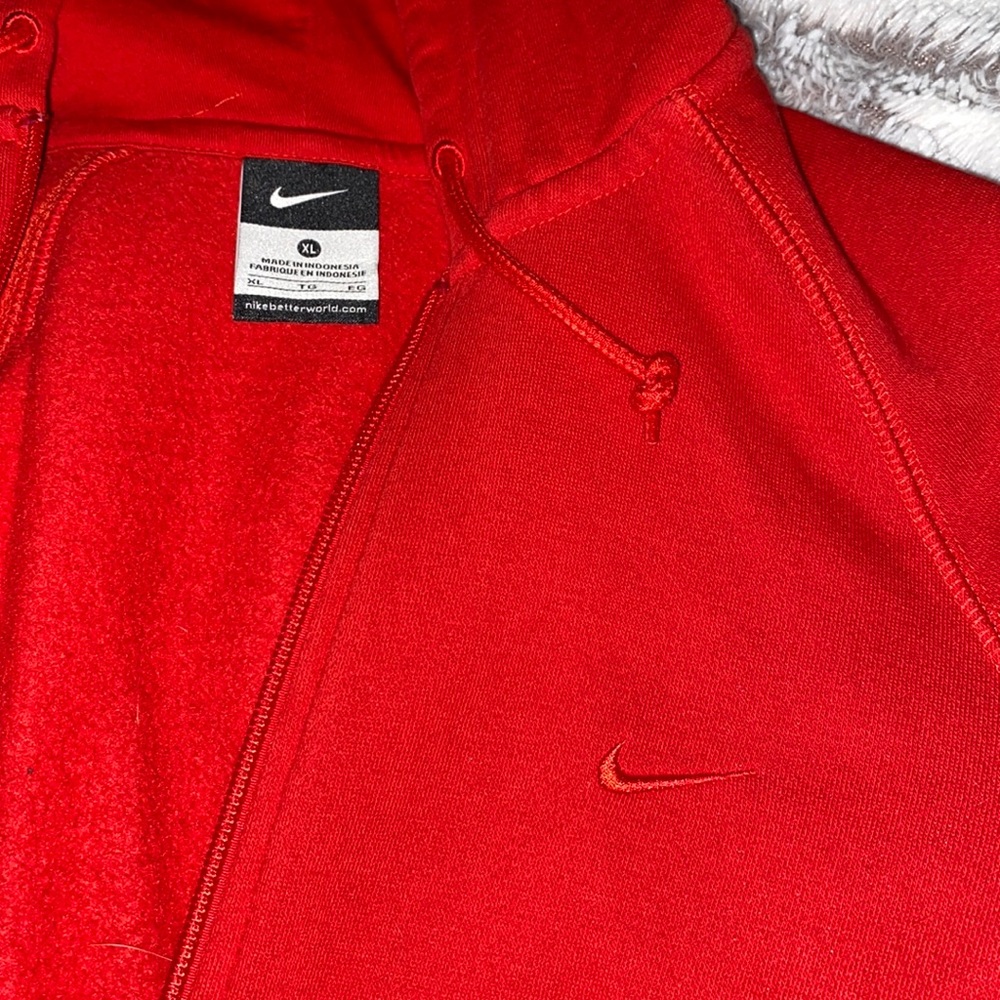 Red Nike Zip-up